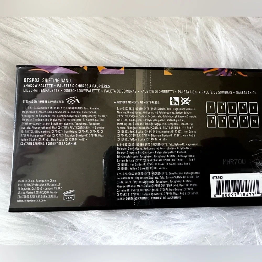 NIB NYX Off Tropic Eyeshadow Palette - Vibrant‎ Collection